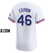 Patrick Corbin Men's Texas Rangers White Elite Home Jersey