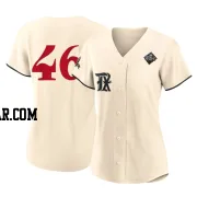 Patrick Corbin Women's Texas Rangers Cream Replica 2023 City Connect 2023 World Series Jersey