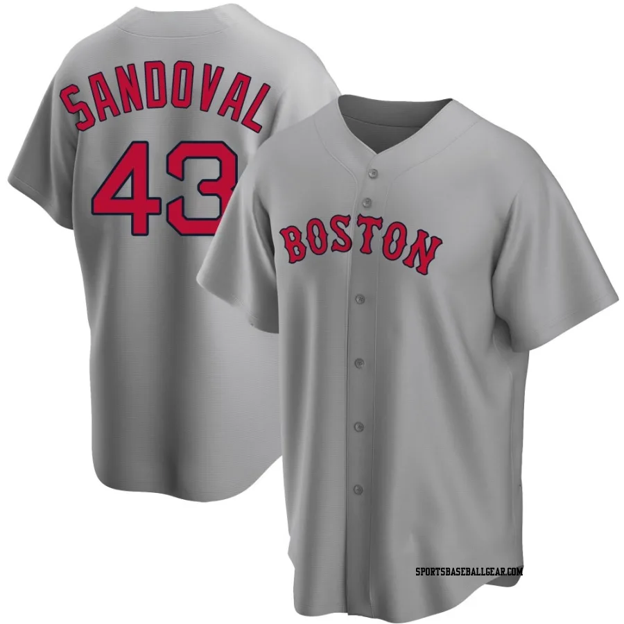 Patrick Sandoval Men's Boston Red Sox Gray Replica Road Jersey