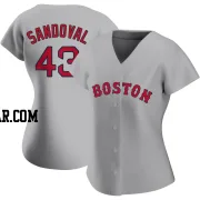 Patrick Sandoval Women's Boston Red Sox Gray Replica Road Jersey