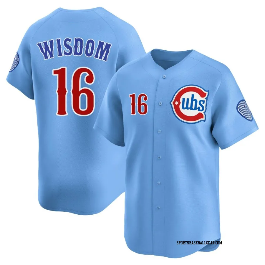 Patrick Wisdom Men's Chicago Cubs Royal Limited 2nd Alternate Jersey