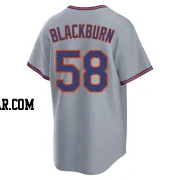 Paul Blackburn Youth New York Mets Gray Replica Away 2.0 Jersey