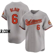 Paul Blair Men's Baltimore Orioles Gray Limited Road Jersey