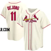 Paul DeJong Youth St. Louis Cardinals Cream Replica Alternate Jersey