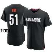 Paul Fry Men's Baltimore Orioles Black Authentic 2023 City Connect Jersey