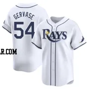 Paul Gervase Men's Tampa Bay Rays White Limited Home Jersey