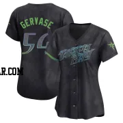 Paul Gervase Women's Tampa Bay Rays Charcoal Limited 2024 City Connect Jersey