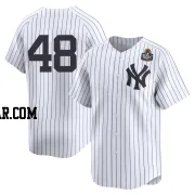 Paul Goldschmidt Men's New York Yankees White Limited Yankee Home 2nd 2024 World Series Jersey