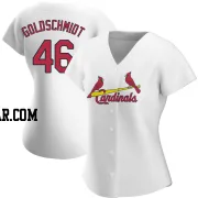 Paul Goldschmidt Women's St. Louis Cardinals White Replica Home Jersey