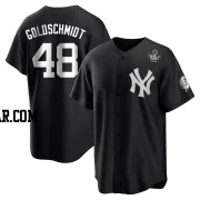Paul Goldschmidt Youth New York Yankees Black/White Replica 2024 World Series Jersey