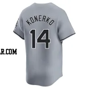 Paul Konerko Men's Chicago White Sox Gray Limited Road Jersey