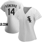 Paul Konerko Women's Chicago White Sox White Authentic Home Jersey