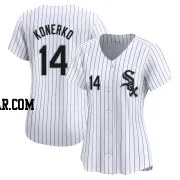 Paul Konerko Women's Chicago White Sox White Limited Home Jersey