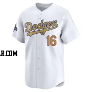 Paul Loduca Men's Los Angeles Dodgers Gold Limited White 2025 Collection Jersey