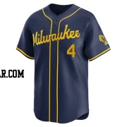 Paul Molitor Youth Milwaukee Brewers Navy Limited Alternate Jersey