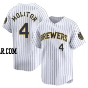 Paul Molitor Youth Milwaukee Brewers White Limited Alternate Jersey