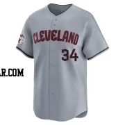 Paul Sewald Men's Cleveland Guardians Gray Limited Road Jersey