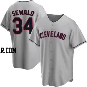 Paul Sewald Men's Cleveland Guardians Gray Replica Road Jersey