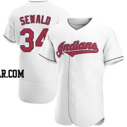 Paul Sewald Men's Cleveland Guardians White Authentic Home Jersey