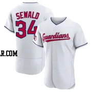 Paul Sewald Men's Cleveland Guardians White Authentic Home Jersey
