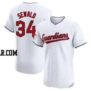 Paul Sewald Men's Cleveland Guardians White Elite Home Jersey