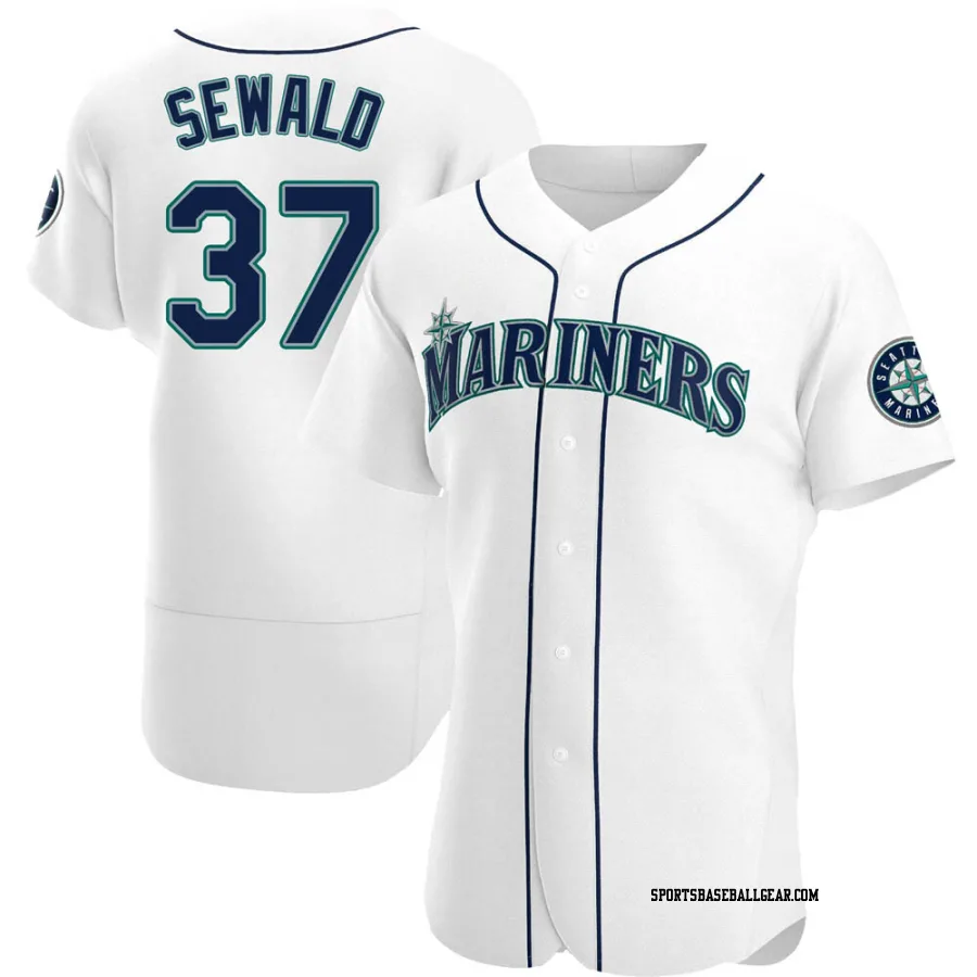 Paul Sewald Men's Seattle Mariners White Authentic Home Jersey
