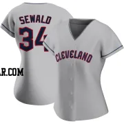 Paul Sewald Women's Cleveland Guardians Gray Authentic Road Jersey