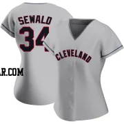 Paul Sewald Women's Cleveland Guardians Gray Replica Road Jersey