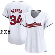 Paul Sewald Women's Cleveland Guardians White Limited Home Jersey