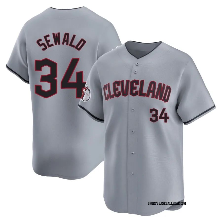 Paul Sewald Youth Cleveland Guardians Gray Limited Road Jersey