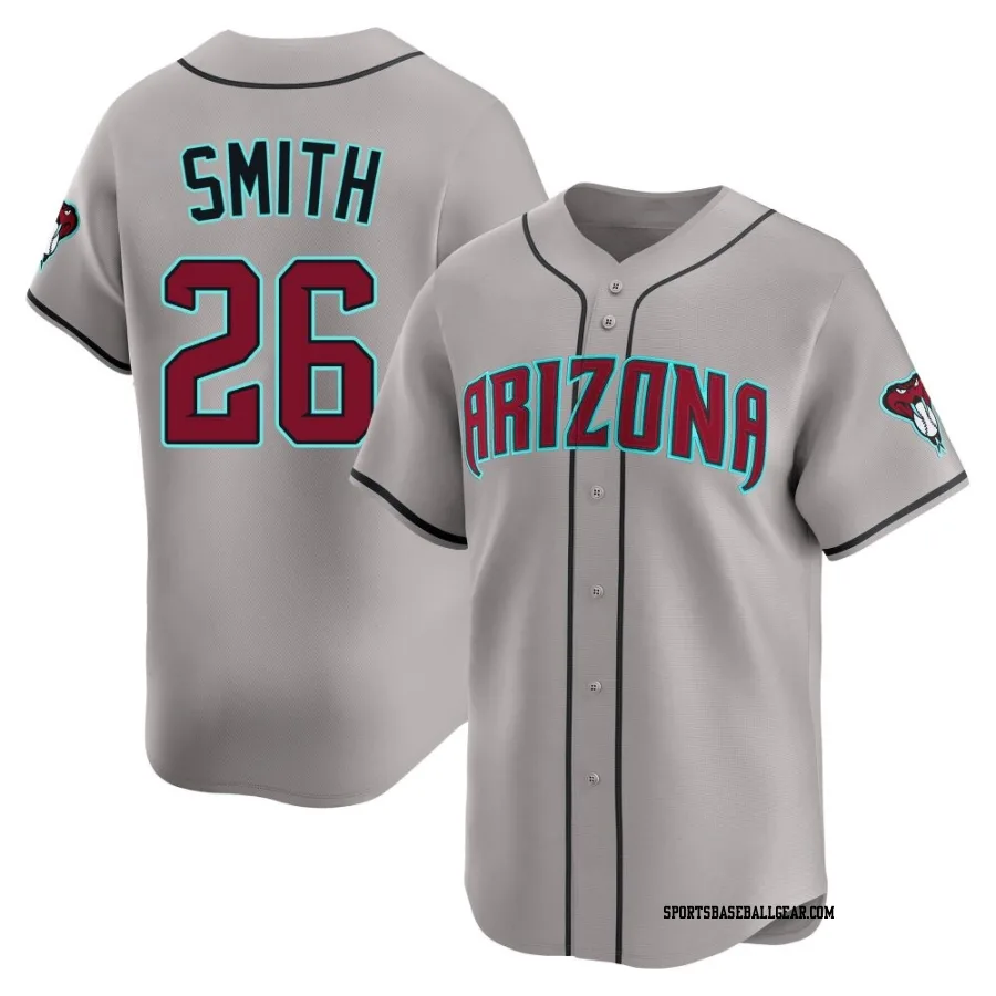 Pavin Smith Men's Arizona Diamondbacks Gray Limited Alternate Jersey