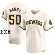 Payton Henry Youth Milwaukee Brewers Cream Limited Home Jersey