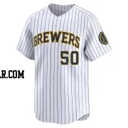Payton Henry Youth Milwaukee Brewers White Limited Alternate Jersey