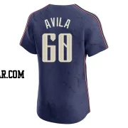 Pedro Avila Men's Cleveland Guardians Navy Elite 2024 City Connect Jersey