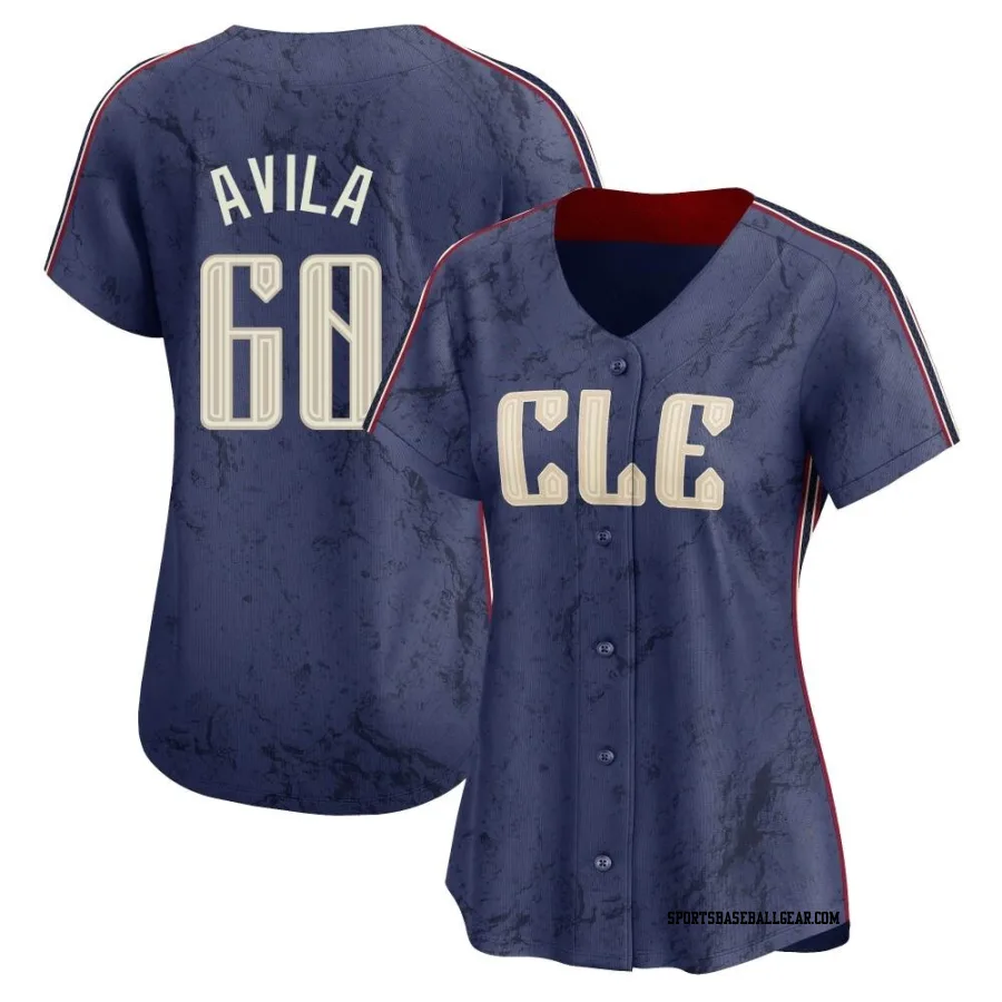 Pedro Avila Women's Cleveland Guardians Navy Limited 2024 City Connect Jersey
