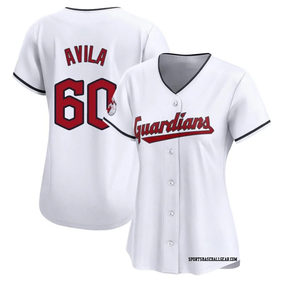 Pedro Avila Women's Cleveland Guardians White Limited Home Jersey