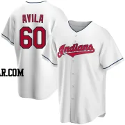 Pedro Avila Youth Cleveland Guardians White Replica Home Jersey