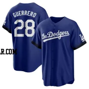Pedro Guerrero Men's Los Angeles Dodgers Royal Replica 2021 City Connect Jersey