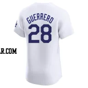 Pedro Guerrero Men's Los Angeles Dodgers White Elite Home Jersey