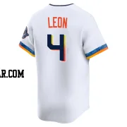 Pedro Leon Men's Houston Astros White Limited 2025 City Connect Jersey