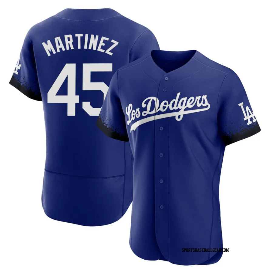 Pedro Martinez Men's Los Angeles Dodgers Royal Authentic 2021 City Connect Jersey