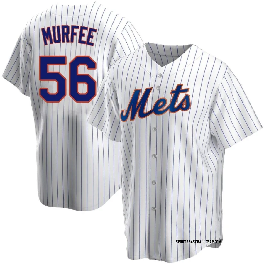 Penn Murfee Men's New York Mets White Replica Home Jersey