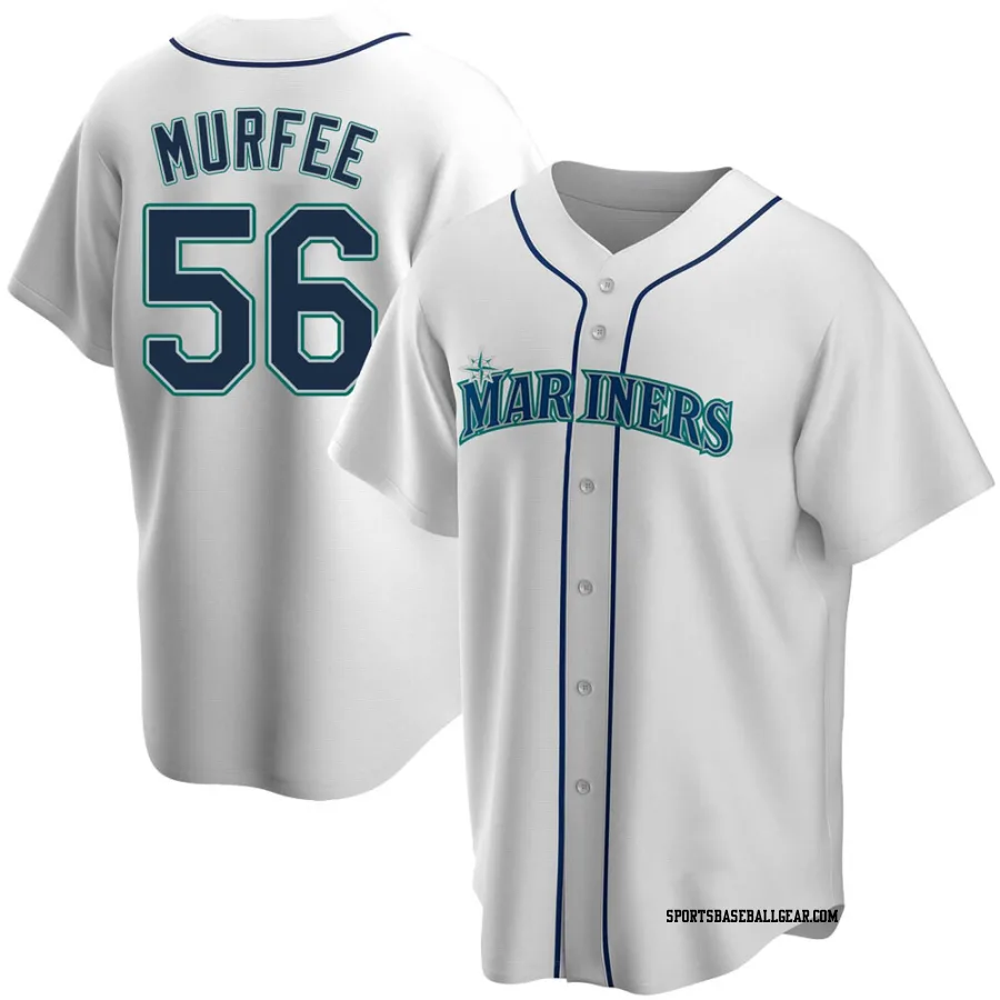 Penn Murfee Youth Seattle Mariners White Replica Home Jersey