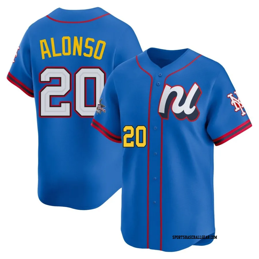 Pete Alonso Men's New York Mets Blue Limited National League 2025 All-Star Edition Jersey