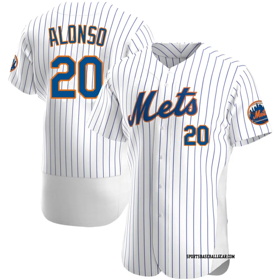 Pete Alonso Men's New York Mets White Authentic Home Jersey