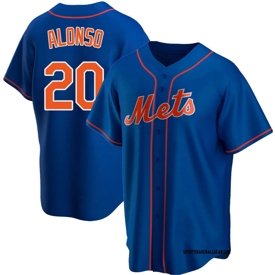 Pete Alonso Youth New York Mets Royal Replica Alternate Jersey
