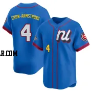 Pete Crow-Armstrong Men's Chicago Cubs Blue Limited National League 2025 All-Star Edition Jersey