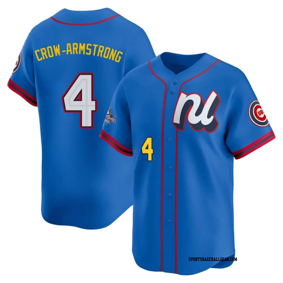 Pete Crow-Armstrong Men's Chicago Cubs Blue Limited National League 2025 All-Star Edition Jersey