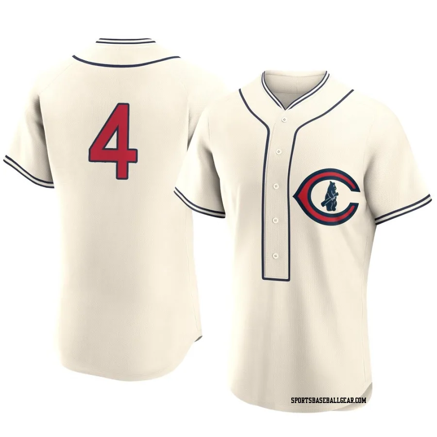 Pete Crow-Armstrong Men's Chicago Cubs Cream Authentic 2022 Field Of Dreams Jersey