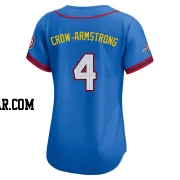 Pete Crow-Armstrong Women's Chicago Cubs Blue Limited National League 2025 All-Star Edition Jersey